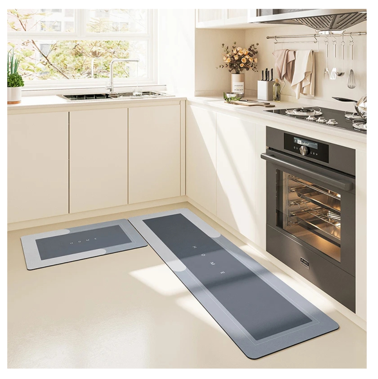 Tapete Alfombra cocina antideslizante X2